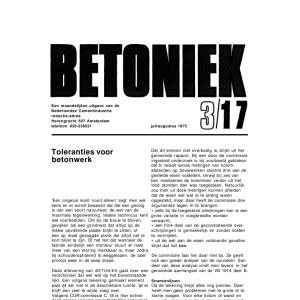 Toleranties voor betonwerk