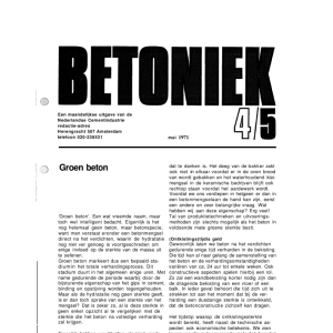 Groen beton