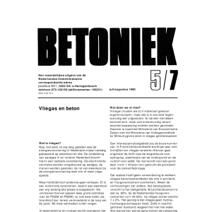 Vliegas en beton