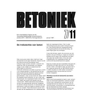 De treksterkte van beton