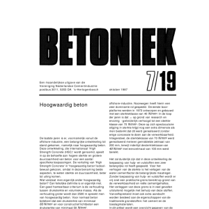 Hoogwaarding beton