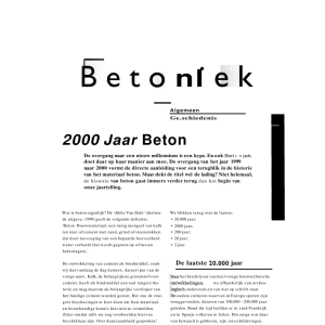 2000 Jaar Beton
