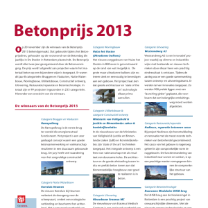 Betonprijs 2013