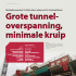 Grote tunneloverspanning, minimale kruip