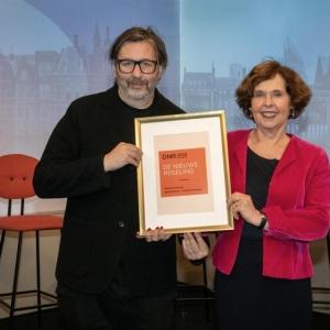 Jeroen de Willigen (Voorzitter BNA ) en Carla Moonen (Voorzitter NLingenieurs)